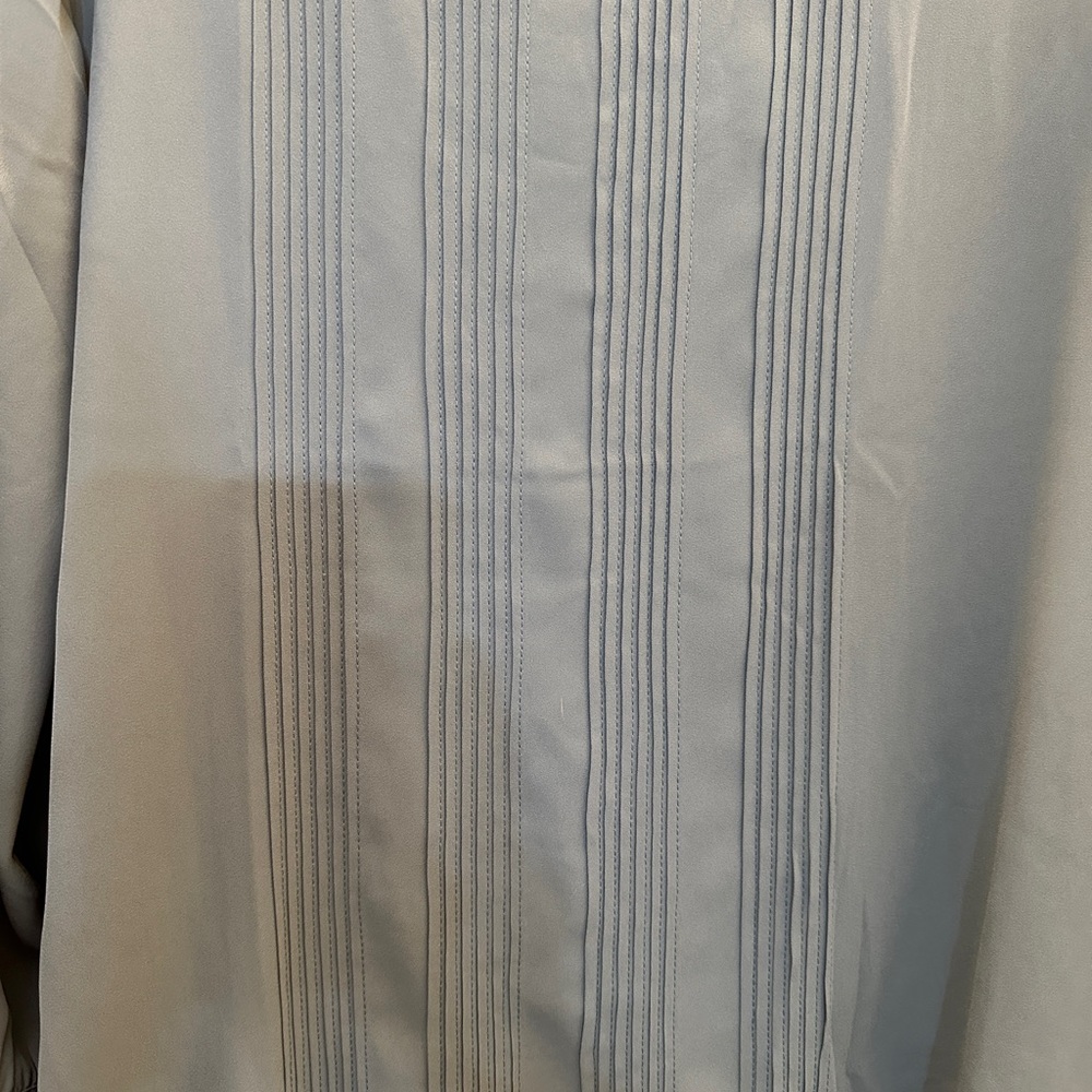 Blue gray blouse - Picture 5 of 5